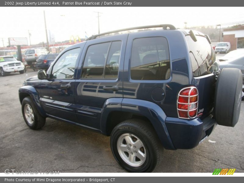 Patriot Blue Pearlcoat / Dark Slate Gray 2002 Jeep Liberty Limited 4x4