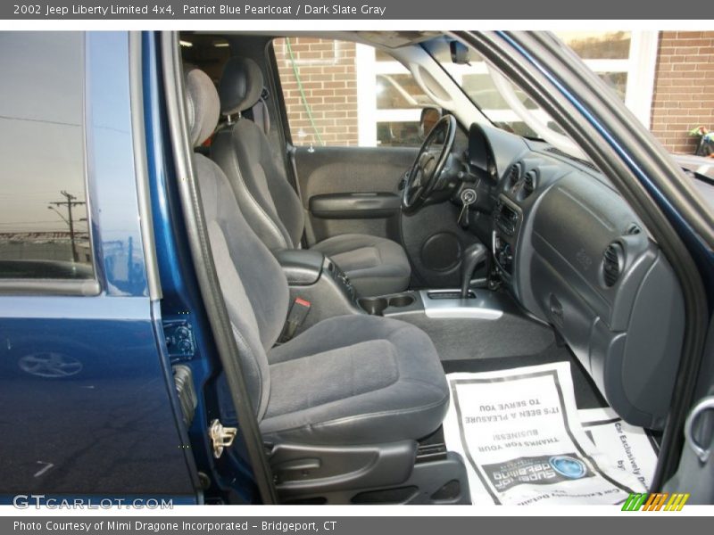 Patriot Blue Pearlcoat / Dark Slate Gray 2002 Jeep Liberty Limited 4x4