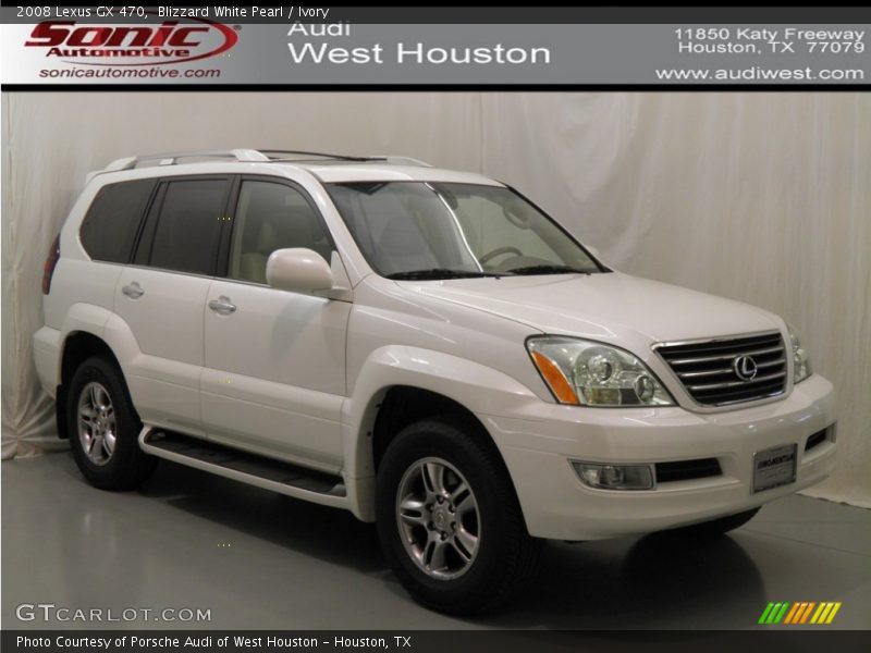Blizzard White Pearl / Ivory 2008 Lexus GX 470