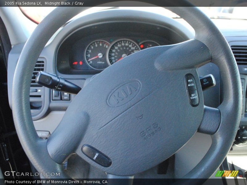 Midnight Black / Gray 2005 Kia Sedona LX