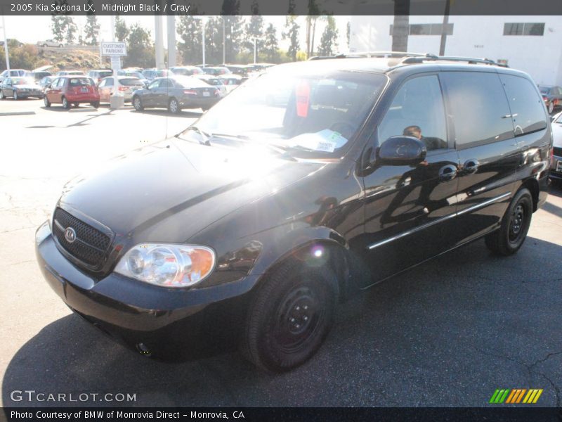 Midnight Black / Gray 2005 Kia Sedona LX