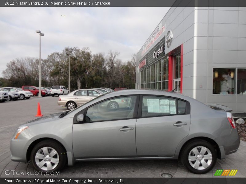 Magnetic Gray Metallic / Charcoal 2012 Nissan Sentra 2.0