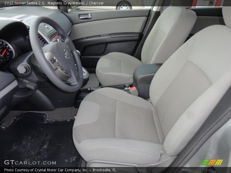 Magnetic Gray Metallic / Charcoal 2012 Nissan Sentra 2.0
