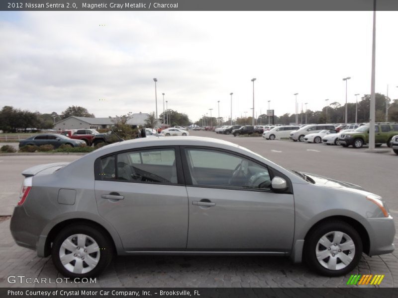 Magnetic Gray Metallic / Charcoal 2012 Nissan Sentra 2.0