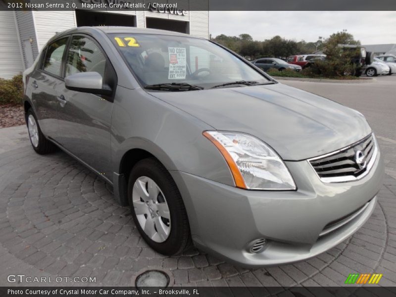Magnetic Gray Metallic / Charcoal 2012 Nissan Sentra 2.0
