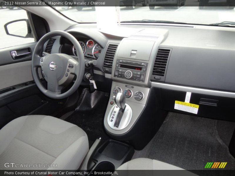 Magnetic Gray Metallic / Charcoal 2012 Nissan Sentra 2.0