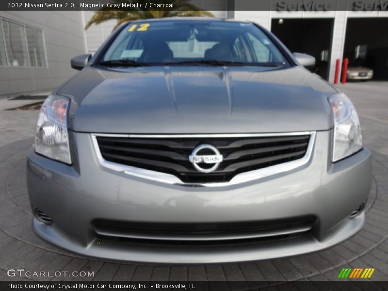 Magnetic Gray Metallic / Charcoal 2012 Nissan Sentra 2.0