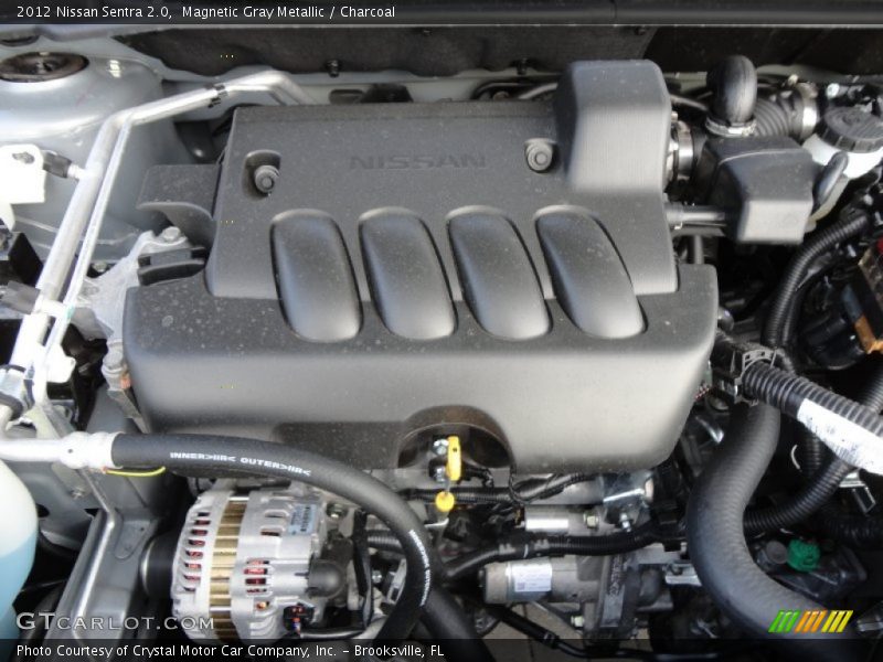 Magnetic Gray Metallic / Charcoal 2012 Nissan Sentra 2.0