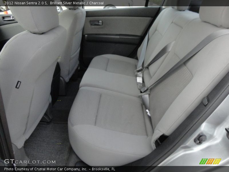 Brilliant Silver Metallic / Charcoal 2012 Nissan Sentra 2.0 S