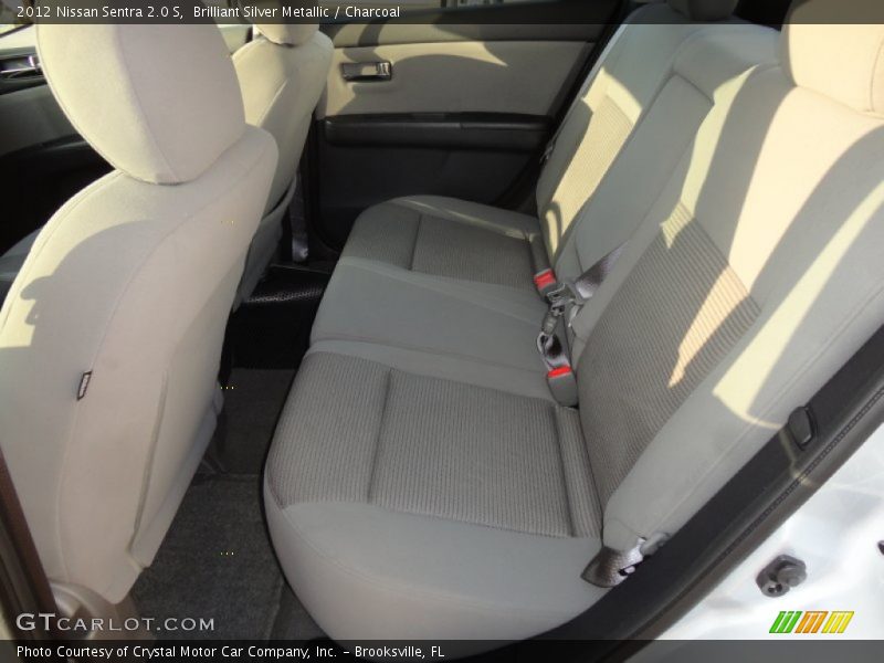 Brilliant Silver Metallic / Charcoal 2012 Nissan Sentra 2.0 S
