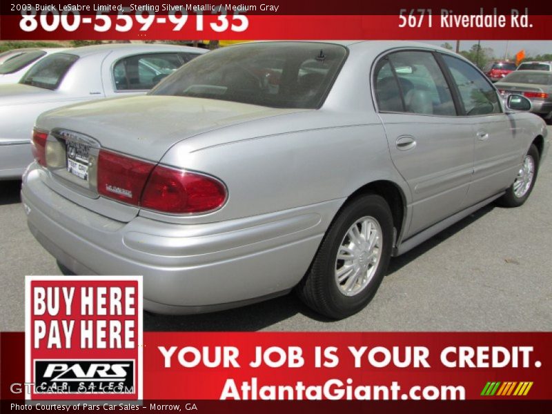 Sterling Silver Metallic / Medium Gray 2003 Buick LeSabre Limited