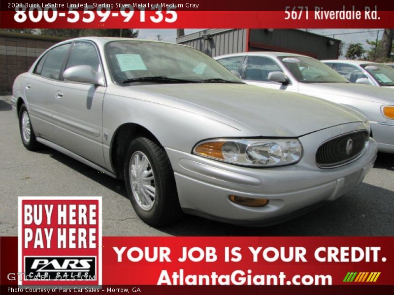 Sterling Silver Metallic / Medium Gray 2003 Buick LeSabre Limited