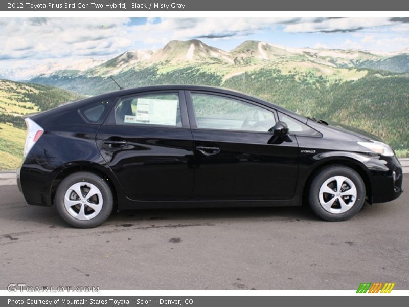 Black / Misty Gray 2012 Toyota Prius 3rd Gen Two Hybrid