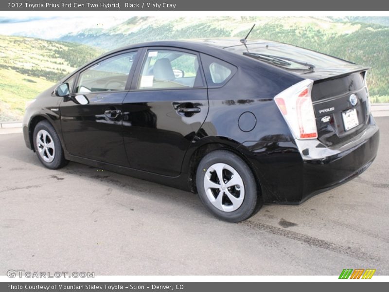 Black / Misty Gray 2012 Toyota Prius 3rd Gen Two Hybrid