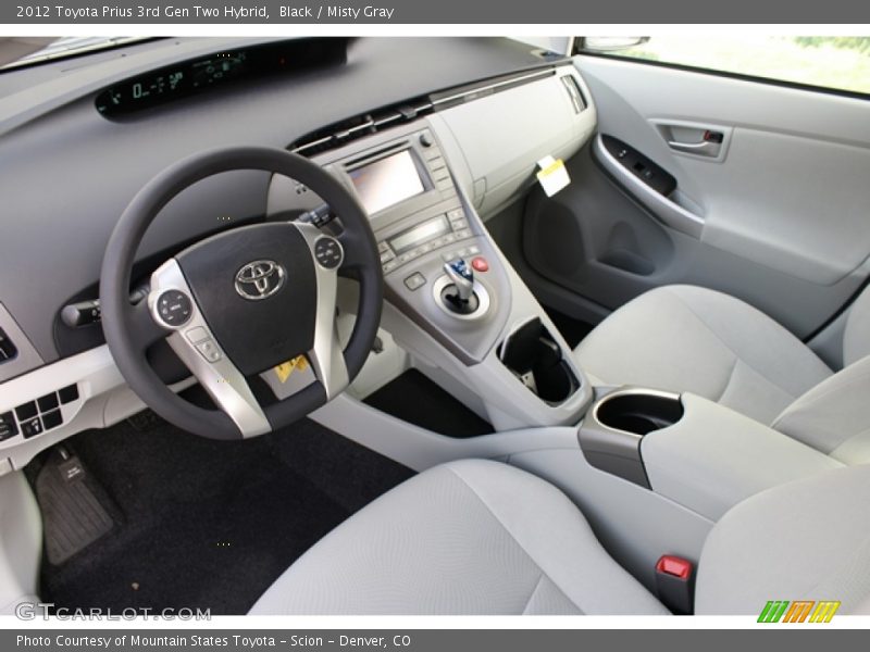Black / Misty Gray 2012 Toyota Prius 3rd Gen Two Hybrid