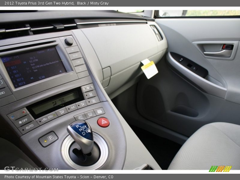 Black / Misty Gray 2012 Toyota Prius 3rd Gen Two Hybrid