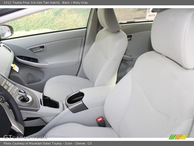Black / Misty Gray 2012 Toyota Prius 3rd Gen Two Hybrid