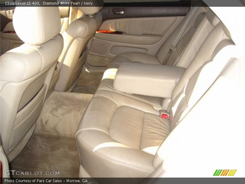 Diamond White Pearl / Ivory 1998 Lexus LS 400