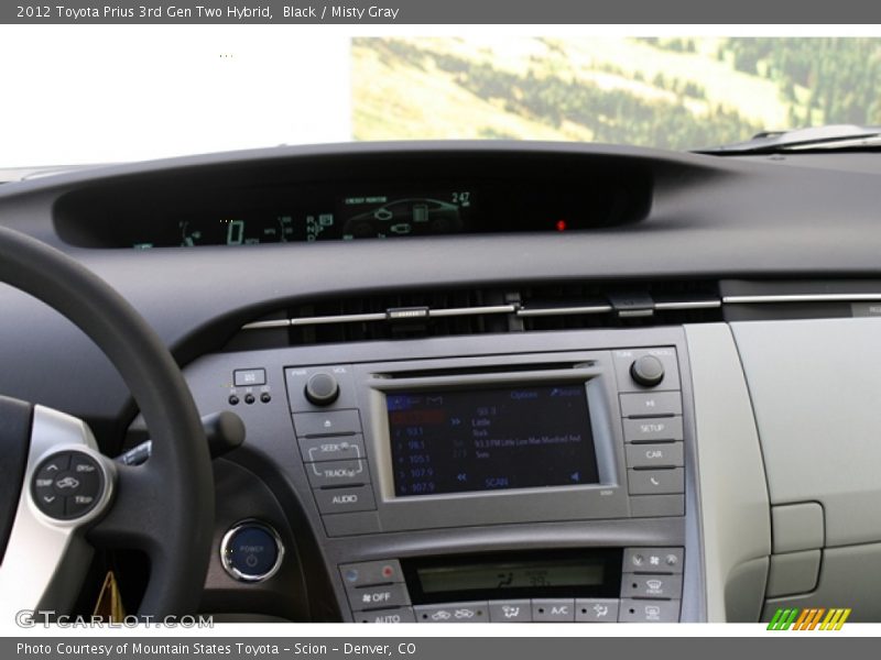 Black / Misty Gray 2012 Toyota Prius 3rd Gen Two Hybrid