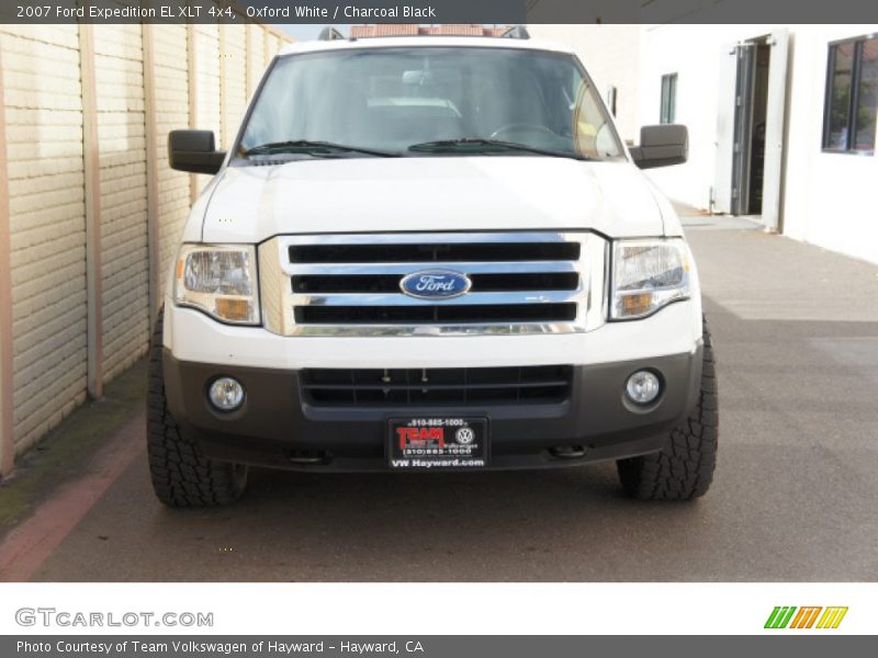 Oxford White / Charcoal Black 2007 Ford Expedition EL XLT 4x4