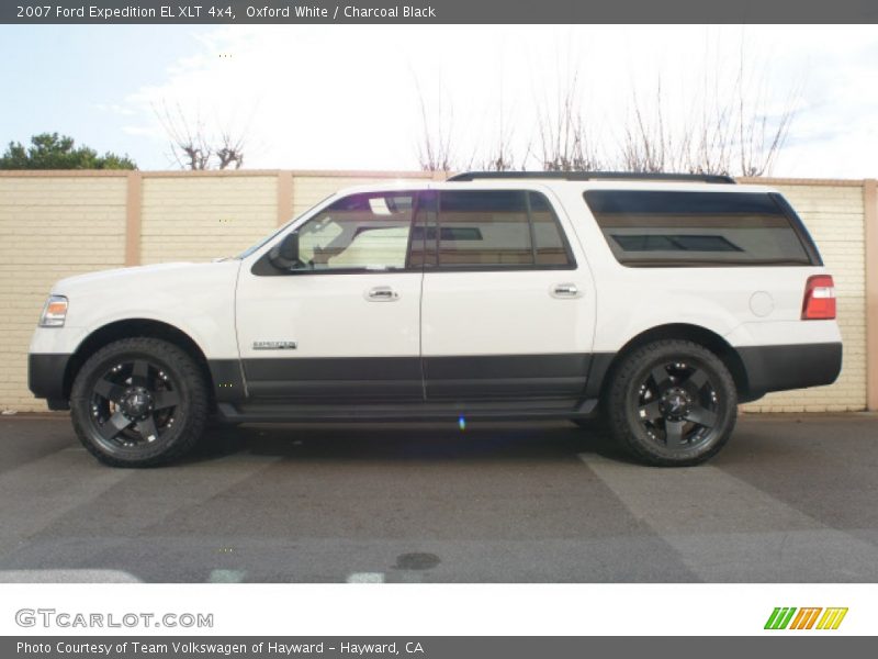 Oxford White / Charcoal Black 2007 Ford Expedition EL XLT 4x4