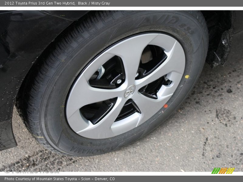 Black / Misty Gray 2012 Toyota Prius 3rd Gen Two Hybrid