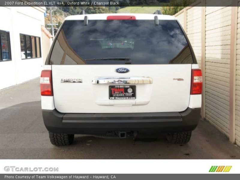 Oxford White / Charcoal Black 2007 Ford Expedition EL XLT 4x4