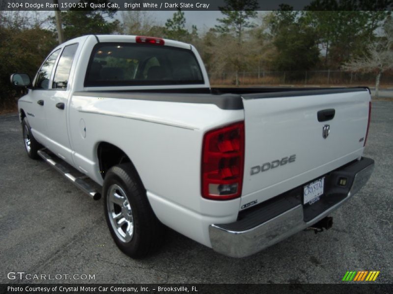 Bright White / Dark Slate Gray 2004 Dodge Ram 1500 SLT Quad Cab