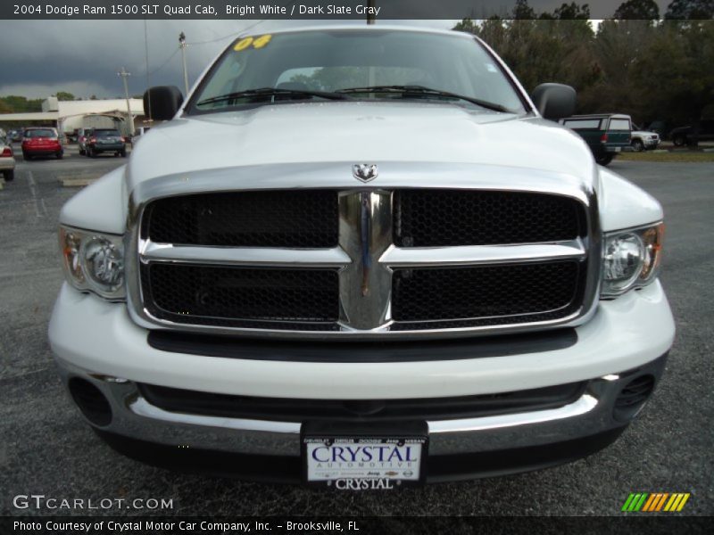 Bright White / Dark Slate Gray 2004 Dodge Ram 1500 SLT Quad Cab