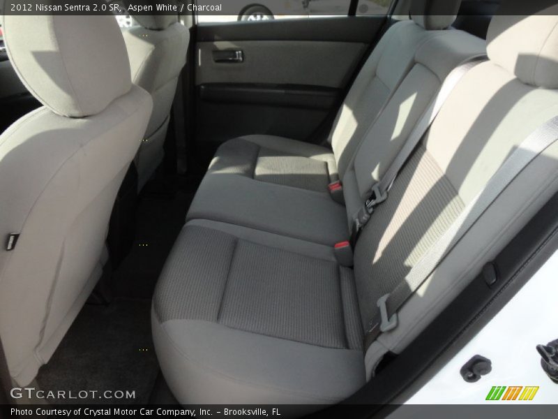 Aspen White / Charcoal 2012 Nissan Sentra 2.0 SR
