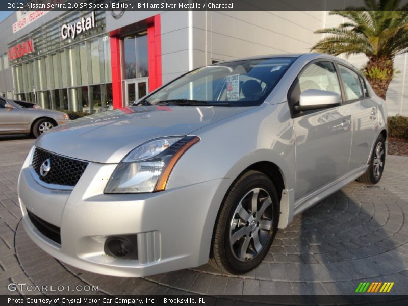 Brilliant Silver Metallic / Charcoal 2012 Nissan Sentra 2.0 SR Special Edition