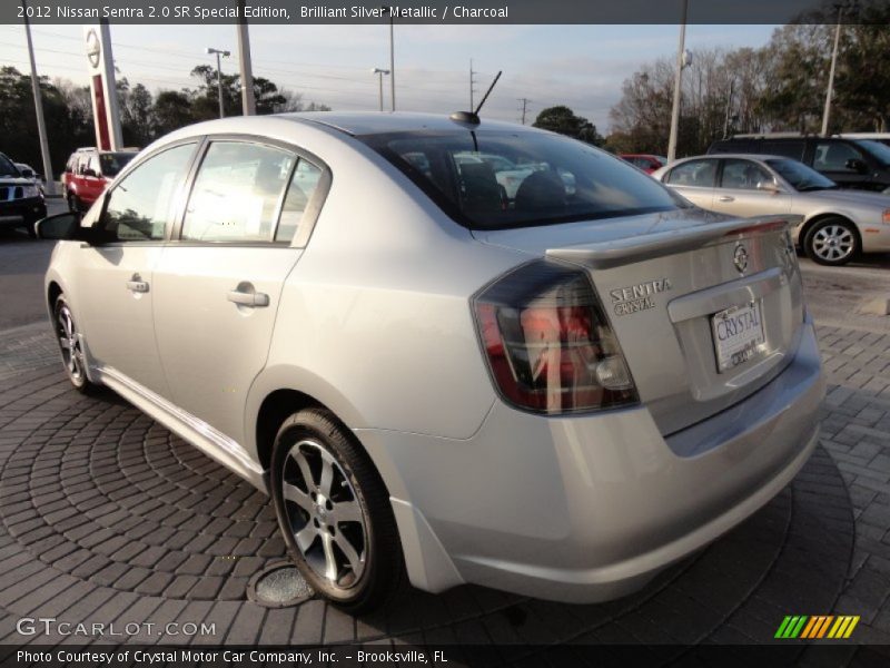 Brilliant Silver Metallic / Charcoal 2012 Nissan Sentra 2.0 SR Special Edition