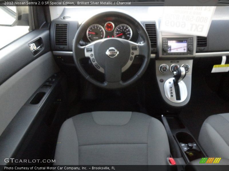 Brilliant Silver Metallic / Charcoal 2012 Nissan Sentra 2.0 SR Special Edition
