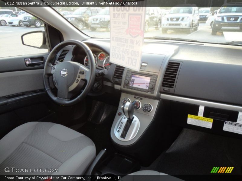 Brilliant Silver Metallic / Charcoal 2012 Nissan Sentra 2.0 SR Special Edition