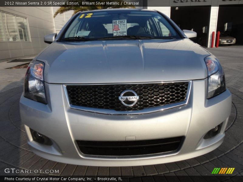 Brilliant Silver Metallic / Charcoal 2012 Nissan Sentra 2.0 SR Special Edition