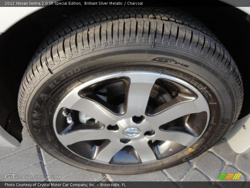 Brilliant Silver Metallic / Charcoal 2012 Nissan Sentra 2.0 SR Special Edition