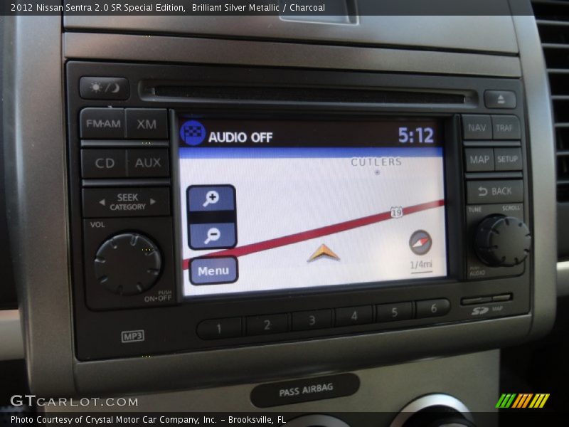 Brilliant Silver Metallic / Charcoal 2012 Nissan Sentra 2.0 SR Special Edition
