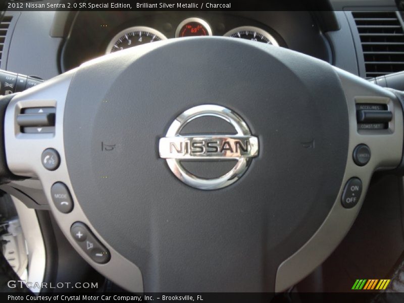 Brilliant Silver Metallic / Charcoal 2012 Nissan Sentra 2.0 SR Special Edition
