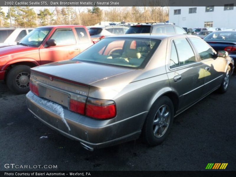 Dark Bronzemist Metallic / Neutral Shale 2002 Cadillac Seville STS