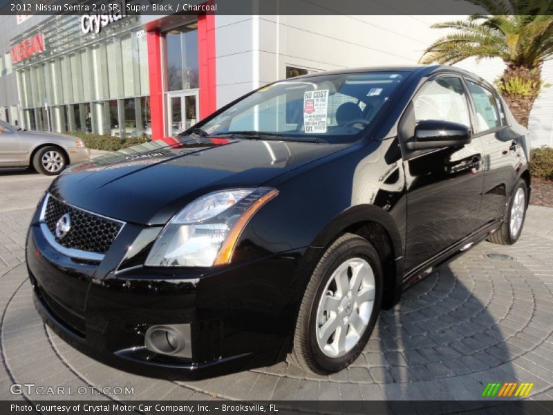 Super Black / Charcoal 2012 Nissan Sentra 2.0 SR