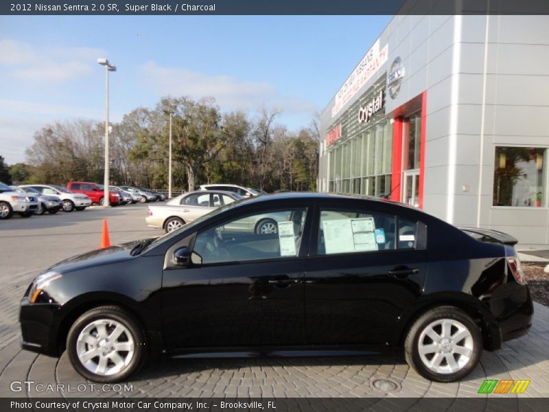 Super Black / Charcoal 2012 Nissan Sentra 2.0 SR