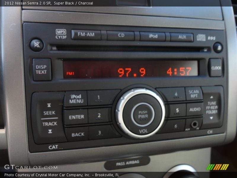 Super Black / Charcoal 2012 Nissan Sentra 2.0 SR