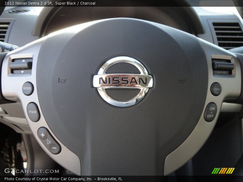 Super Black / Charcoal 2012 Nissan Sentra 2.0 SR
