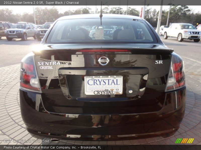 Super Black / Charcoal 2012 Nissan Sentra 2.0 SR