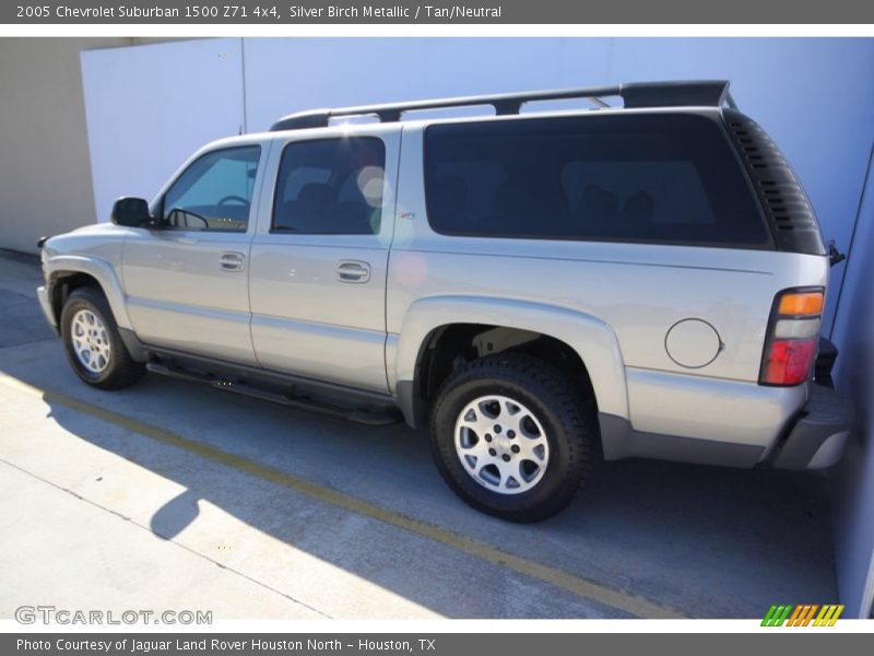 Silver Birch Metallic / Tan/Neutral 2005 Chevrolet Suburban 1500 Z71 4x4