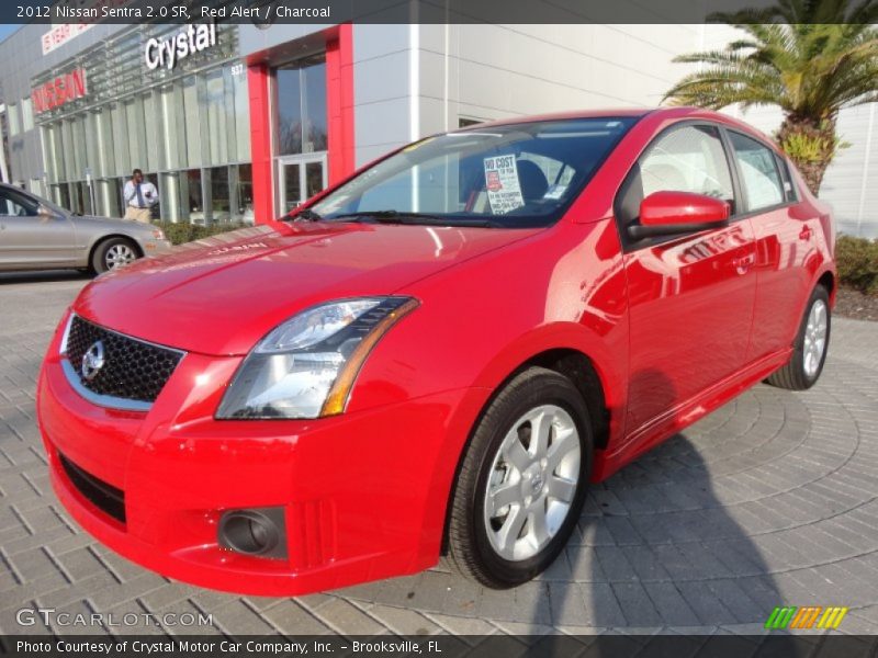 Red Alert / Charcoal 2012 Nissan Sentra 2.0 SR