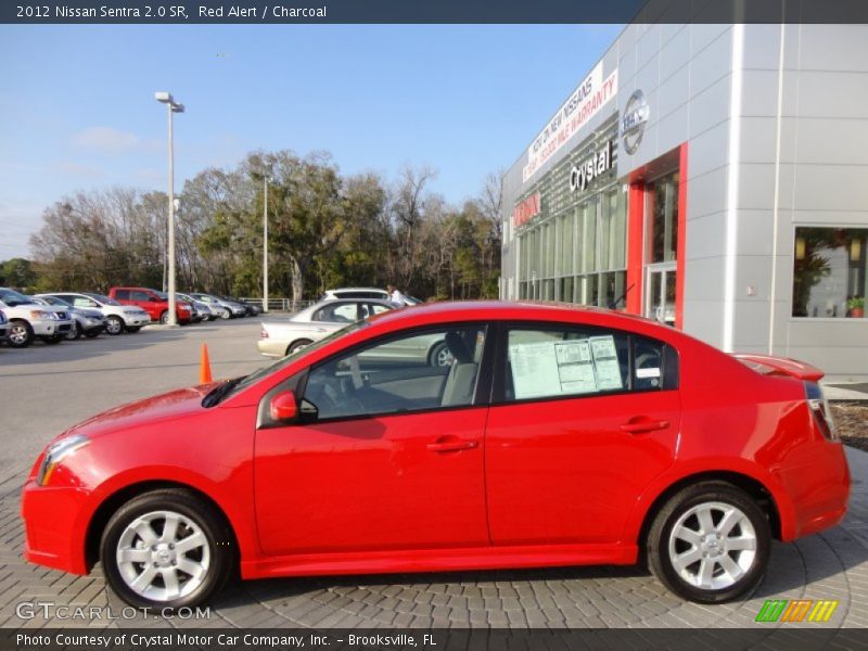Red Alert / Charcoal 2012 Nissan Sentra 2.0 SR