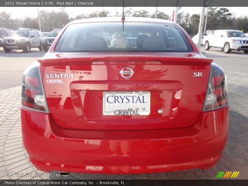 Red Alert / Charcoal 2012 Nissan Sentra 2.0 SR
