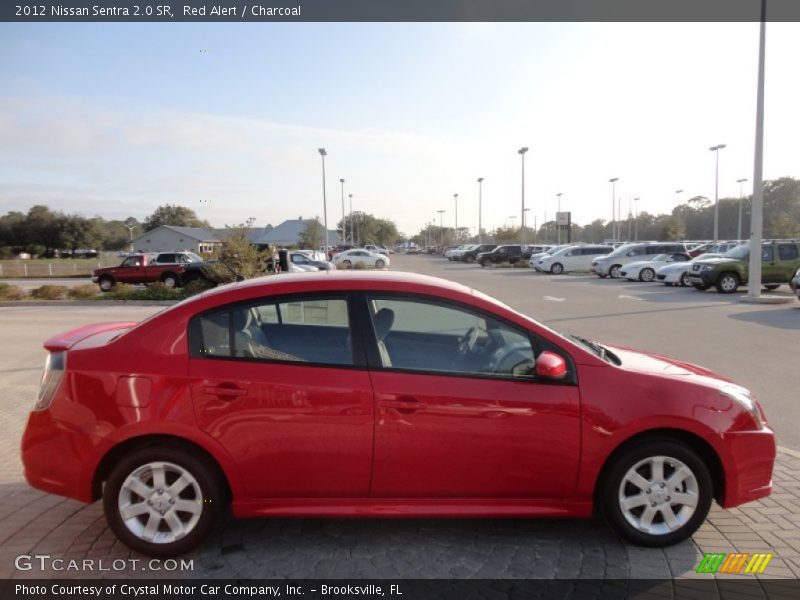 Red Alert / Charcoal 2012 Nissan Sentra 2.0 SR