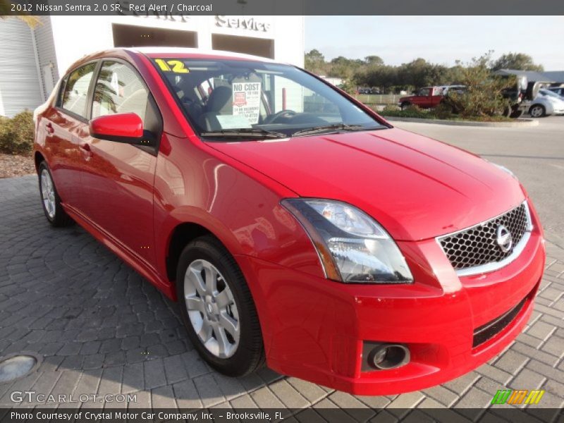 Red Alert / Charcoal 2012 Nissan Sentra 2.0 SR